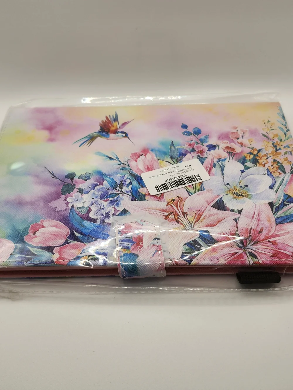 watercolor Hummingbird folio tablet protective case/For Amazon Fire HD 10&10Plus